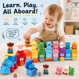 TibaToes™ Animal Train Match & Play Set