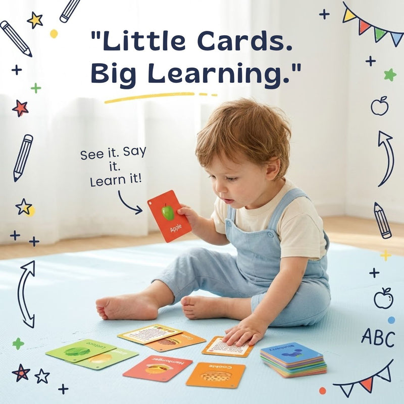 TibaToes™ Food Friends Flashcards