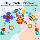 TibaToes™ Montessori Play Arch | Screen-Free Travel Toy