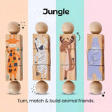 TibaToes™ Spin & Match Animal Friends