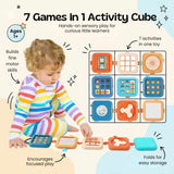 TibaToes™ Montessori Fold & Discover Activity Cube
