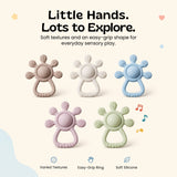 TibaToes™ LittleGrip Silicone Teether Rattle