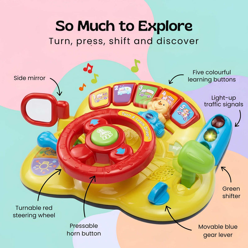 TibaToes™ LittleDriver Learning Steering Wheel