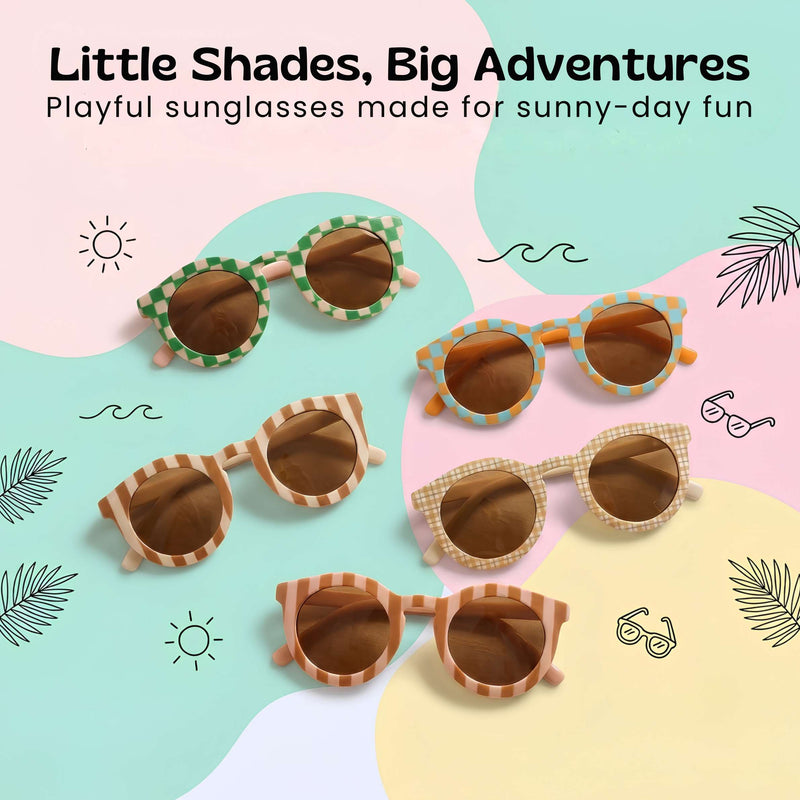 TibaToes Checker Sun Shades