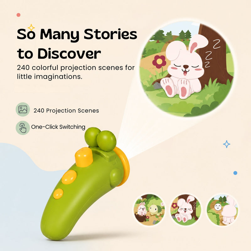TibaToes™ Dino Story Projection Flashlight