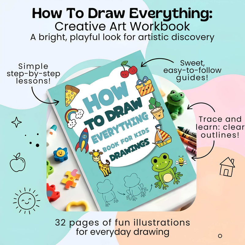 TibaToes™ Step-by-Step Drawing Workbook