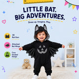 TibaToes™ Little Bat Hooded Romper