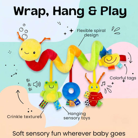 TibaToes™ BusyBuggy Sensory Stroller & Crib Toy