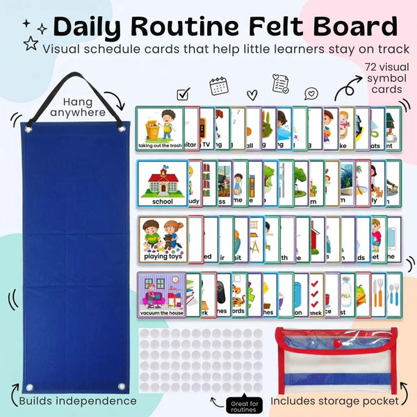 TibaToes™ Daily Routine Visual Chart