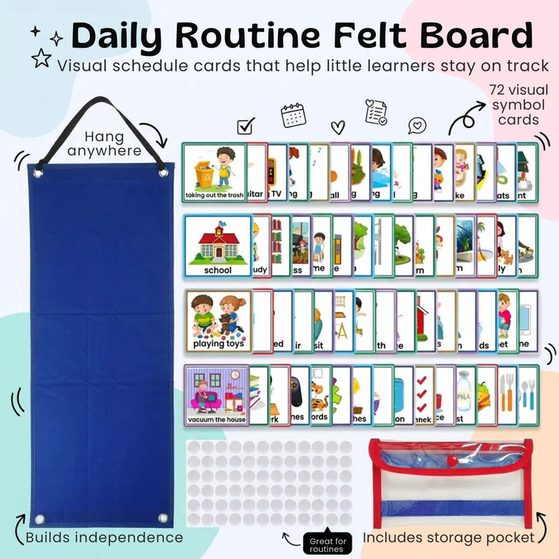 TibaToes™ Daily Routine Visual Chart