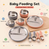 TibaToes™ LittleDine Stainless Steel Baby Feeding Set