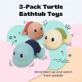 TibaToes™ Schildpad Badspeeltjes (3-pack)