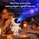 TibaToes™ Astronaut Galaxy Night Light Projector