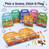 TibaToes™ PuffyScene Reusable Sticker Book