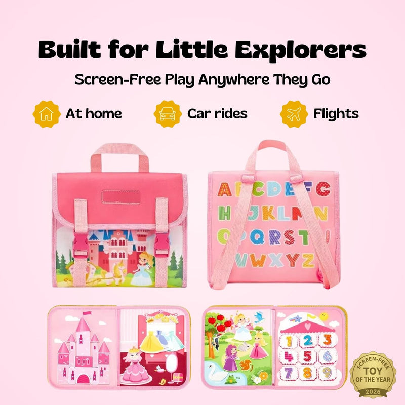 TibaToes™ Montessori Busy Board