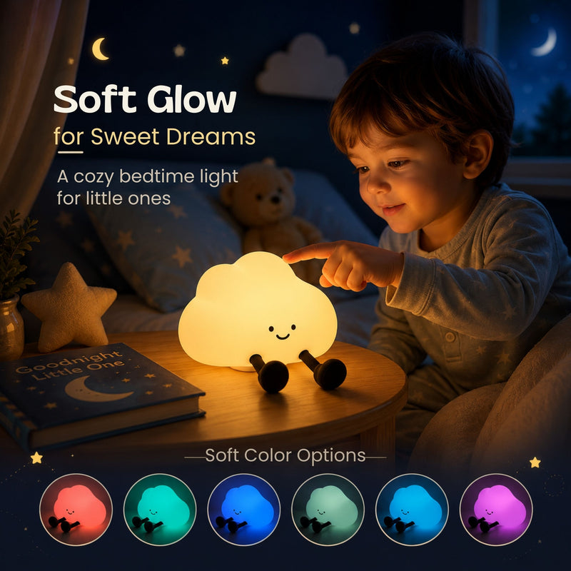 TibaToes™ CloudGlow Tap Night Light
