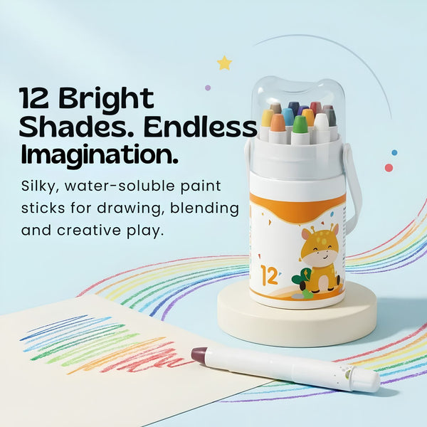 TibaToes™ Silky Twist-Up Crayon Set