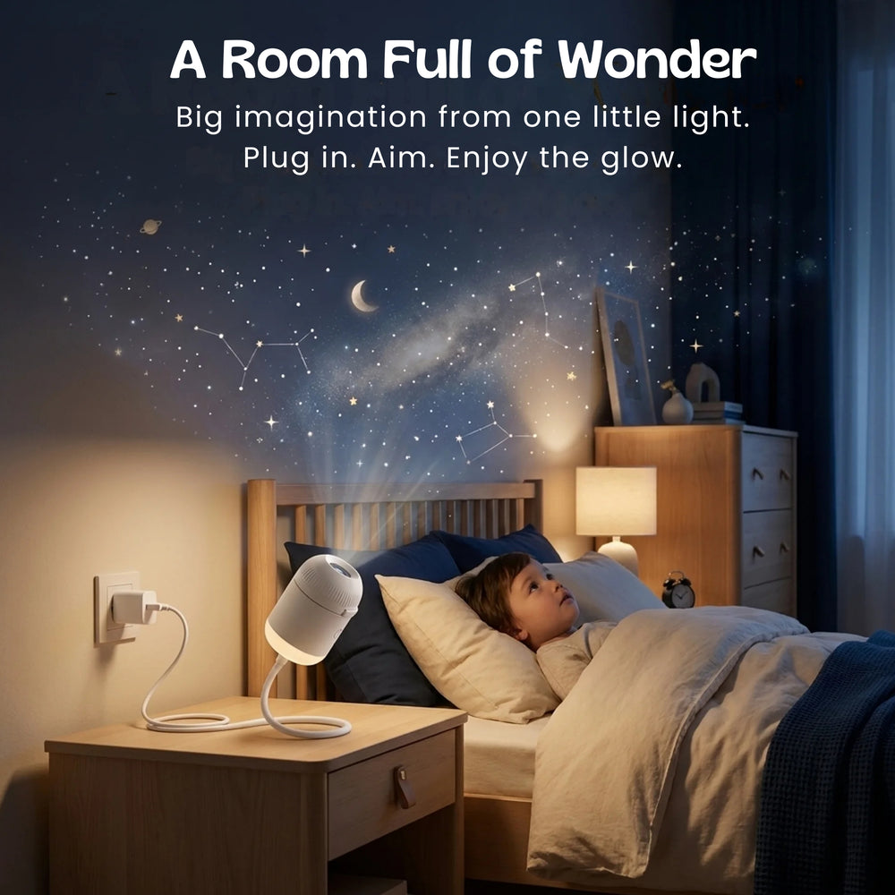TibaToes™ GalaxyGlow Slide Projector Night Light