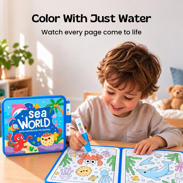 TibaToes™ MagicSplash Water Coloring Book
