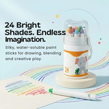 TibaToes™ Silky Twist-Up Crayon Set