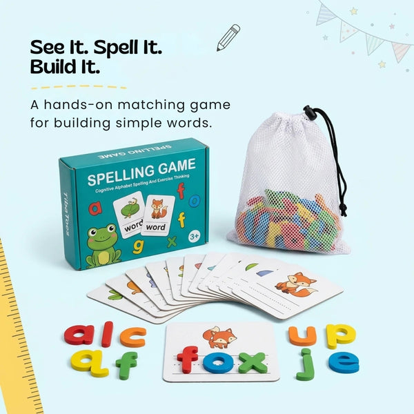 TibaToes™ See & Spell Letter Matching Game