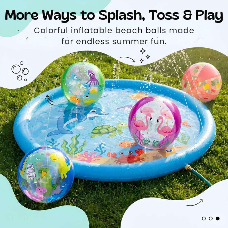 TibaToes Inflatable Beach Ball