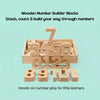 TibaToes™ NumberNest Wooden Counting Blocks