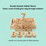 TibaToes™ NumberNest Wooden Counting Blocks