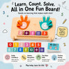 TibaToes™ Wooden Finger Math Counting Board