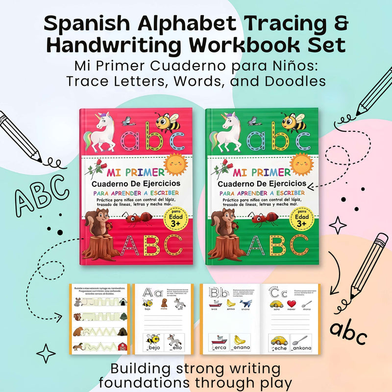 TibaToes™ Spanish ABC Writing Workbook