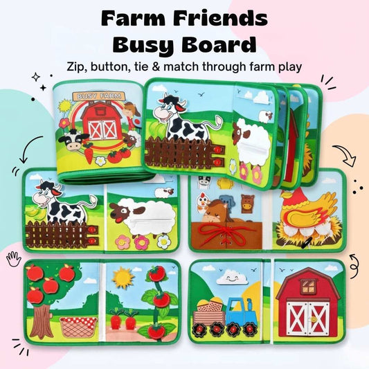 Limited Edition: Farm Friends Busy Board