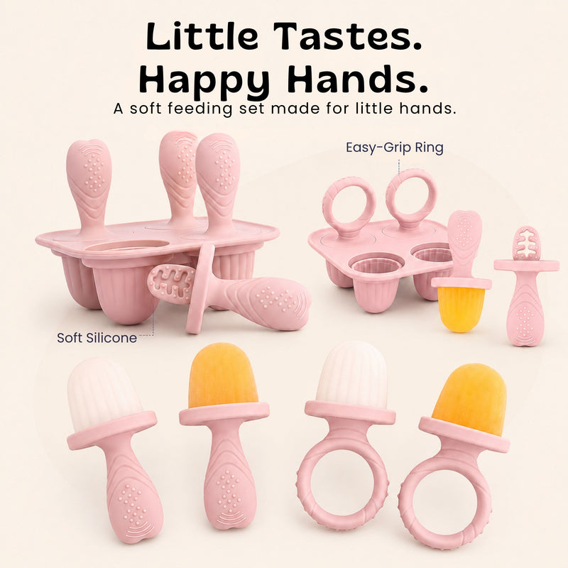 TibaToes™ Little Bites Silicone Feeder & Teether Set