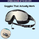TibaToes Adult Clip-On Swim Goggles
