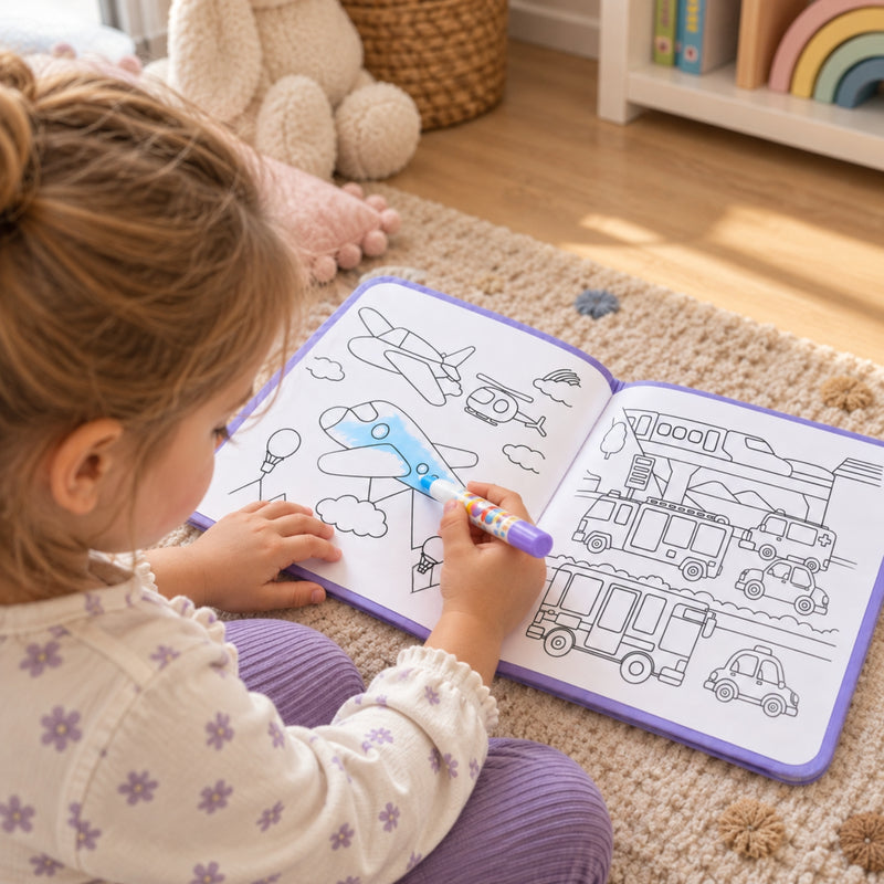 TibaToes™ MagicSplash Water Coloring Book