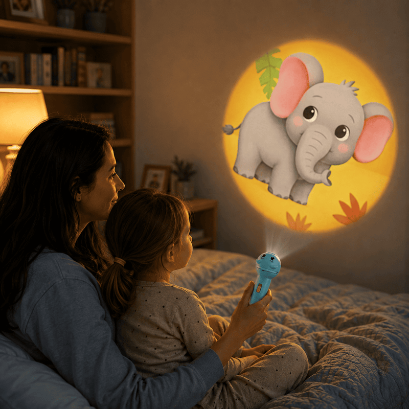 TibaToes™ Animal Story Projection Flashlight