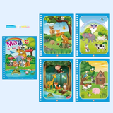 TibaToes™ Mess-Free Reusable Water Coloring Books