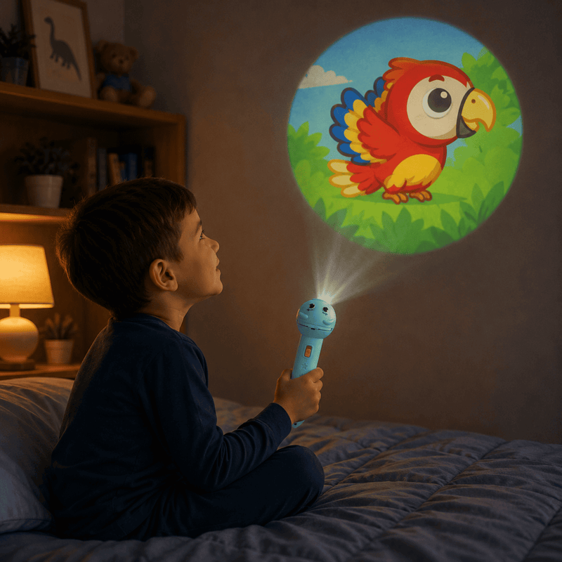 TibaToes™ Animal Story Projection Flashlight