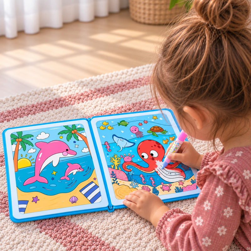 TibaToes™ MagicSplash Water Coloring Book