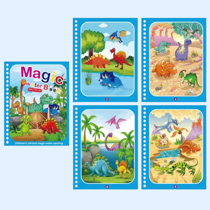 TibaToes™ Mess-Free Reusable Water Coloring Books