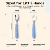 TibaToes™ LittleBite Toddler Fork & Spoon Set