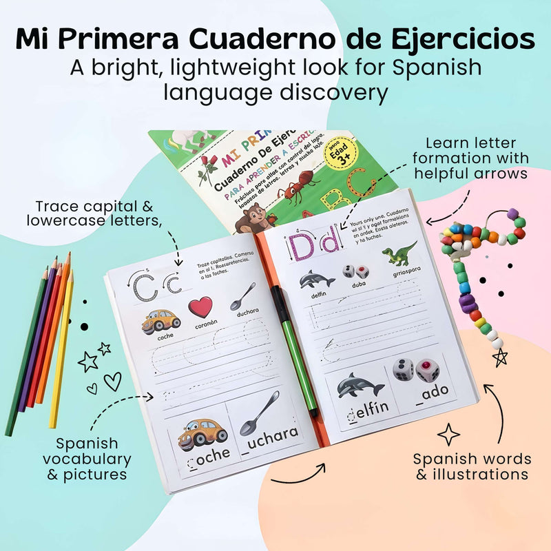 TibaToes™ Spanish ABC Writing Workbook