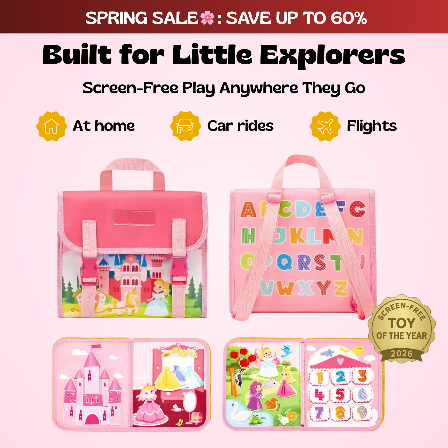 TibaToes™ Montessori Busy Board
