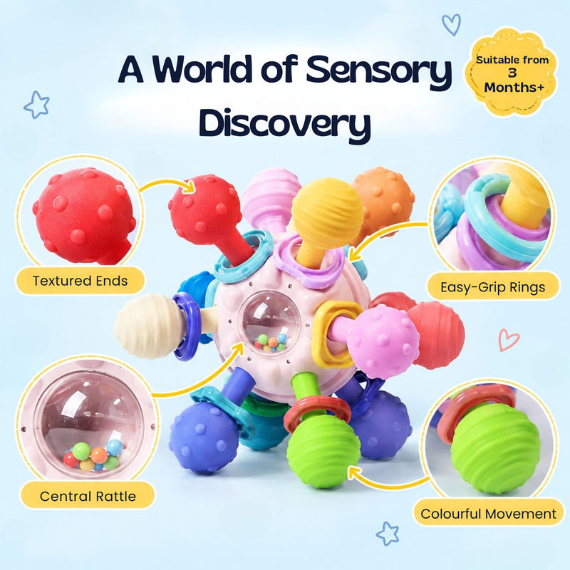 TibaToes™ Atomic Sensory Teether Ball