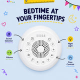 TibaToes™ SleepyGlow Sound & Night Light Machine