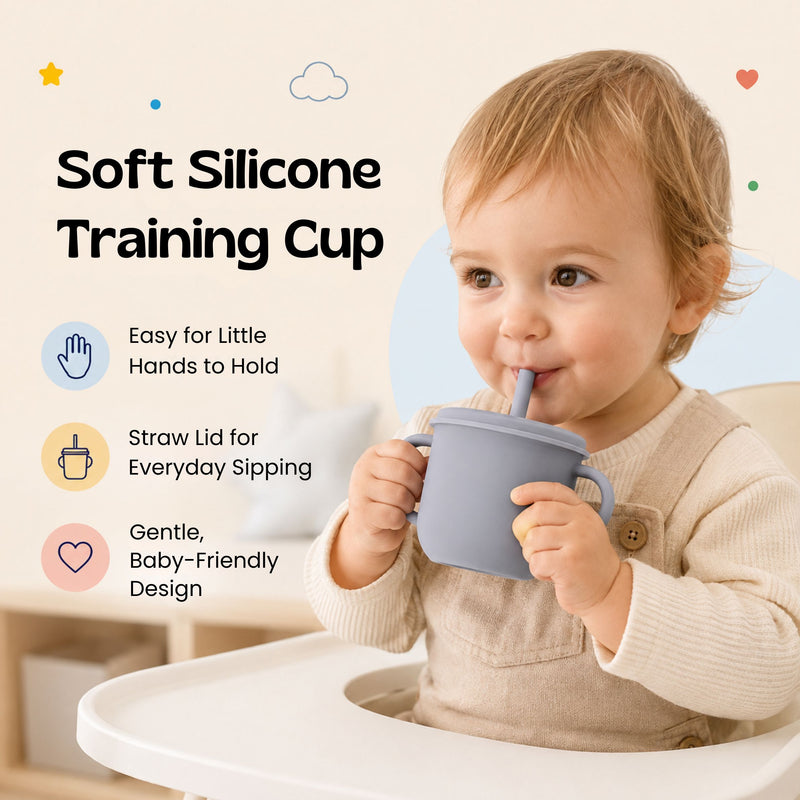 TibaToes™ Sip & Snack Silicone Training Cup