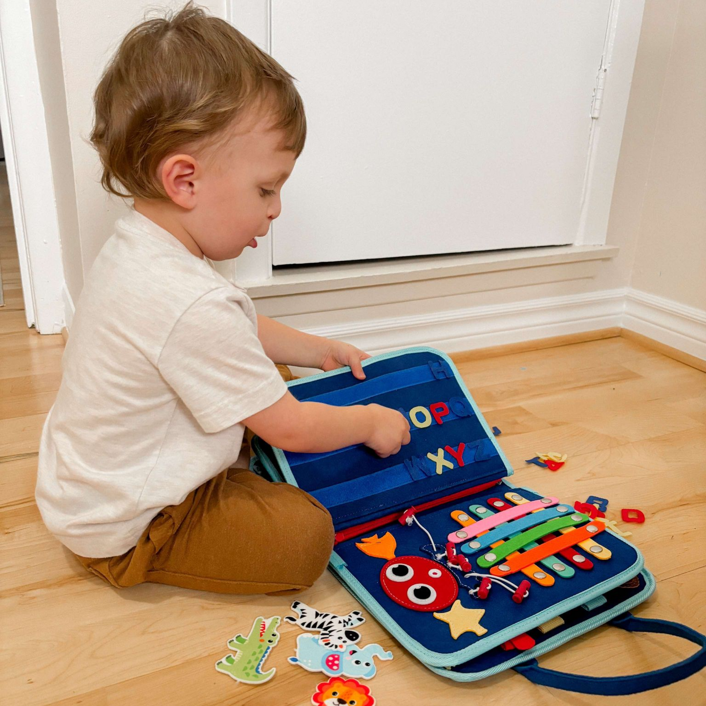 TibaToes Toddler Montessori Play Board