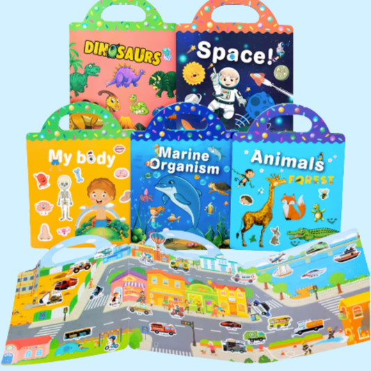 TibaToes Reusable Sticker World