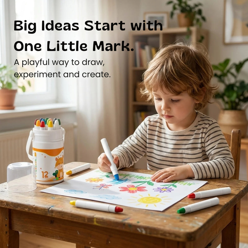 TibaToes™ Silky Twist-Up Crayon Set