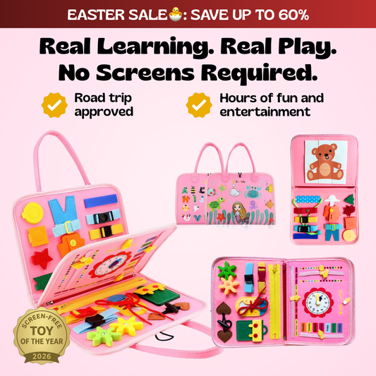 TibaToes™ Montessori Busy Board