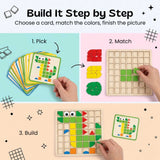 TibaToes™ MosaicMind Pattern Puzzle Board